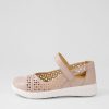 Shoes ZIERA | Sebille Xf Seashell Leather Flat Shoes