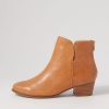 Shoes ZIERA | Vosso Xf Tan Leather Ankle Boots