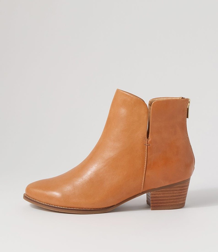 Shoes ZIERA | Vosso Xf Tan Leather Ankle Boots