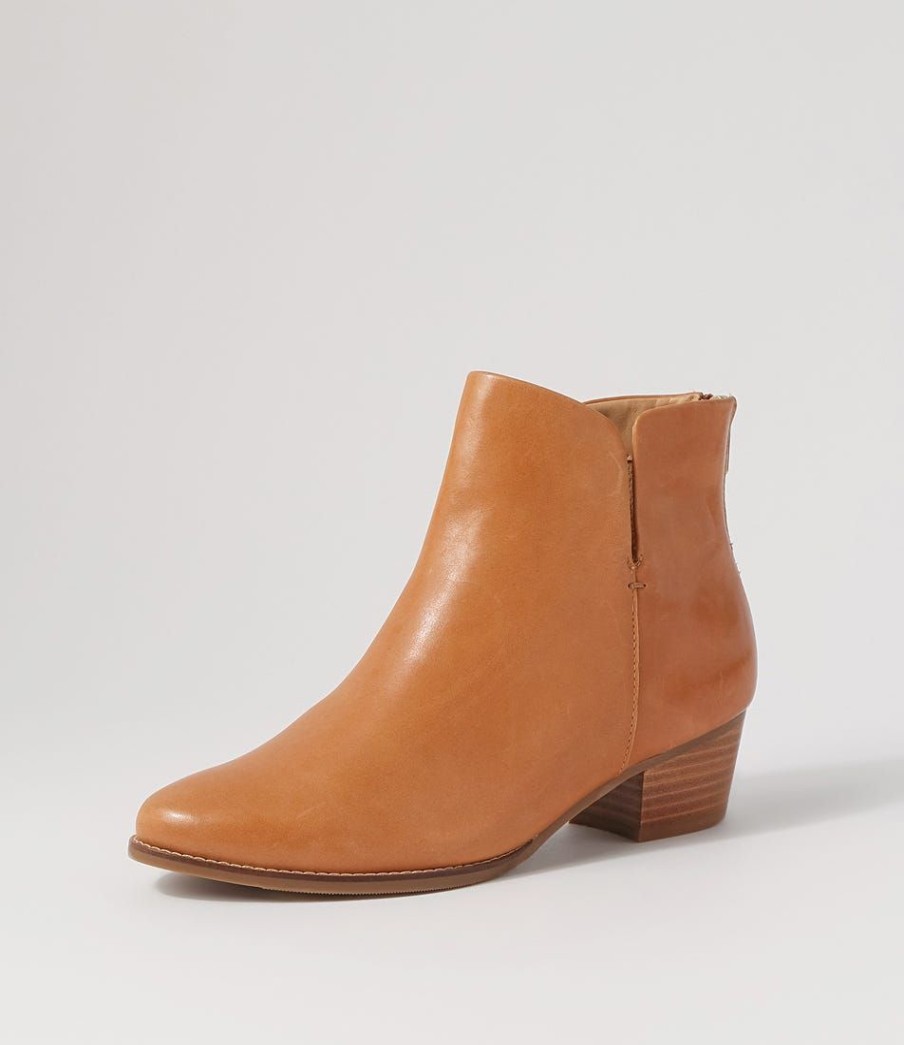 Shoes ZIERA | Vosso Xf Tan Leather Ankle Boots