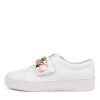 Shoes DJANGO & JULIETTE | Layan White Leather Sneakers White Sole