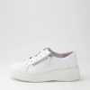 Shoes DJANGO & JULIETTE | Yurke White Patent Leather Sneakers