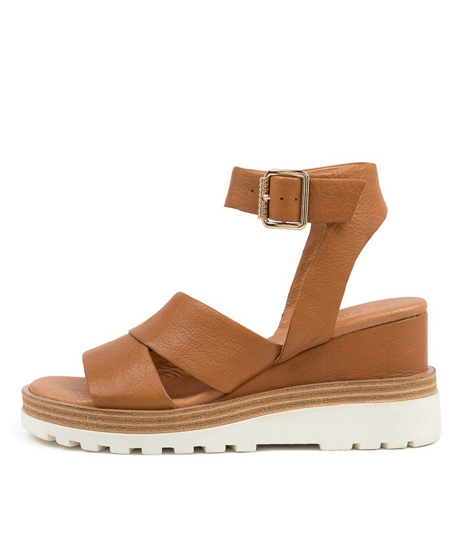 Shoes TOP END | Bluffy Scotch Leather Heeled Sandals