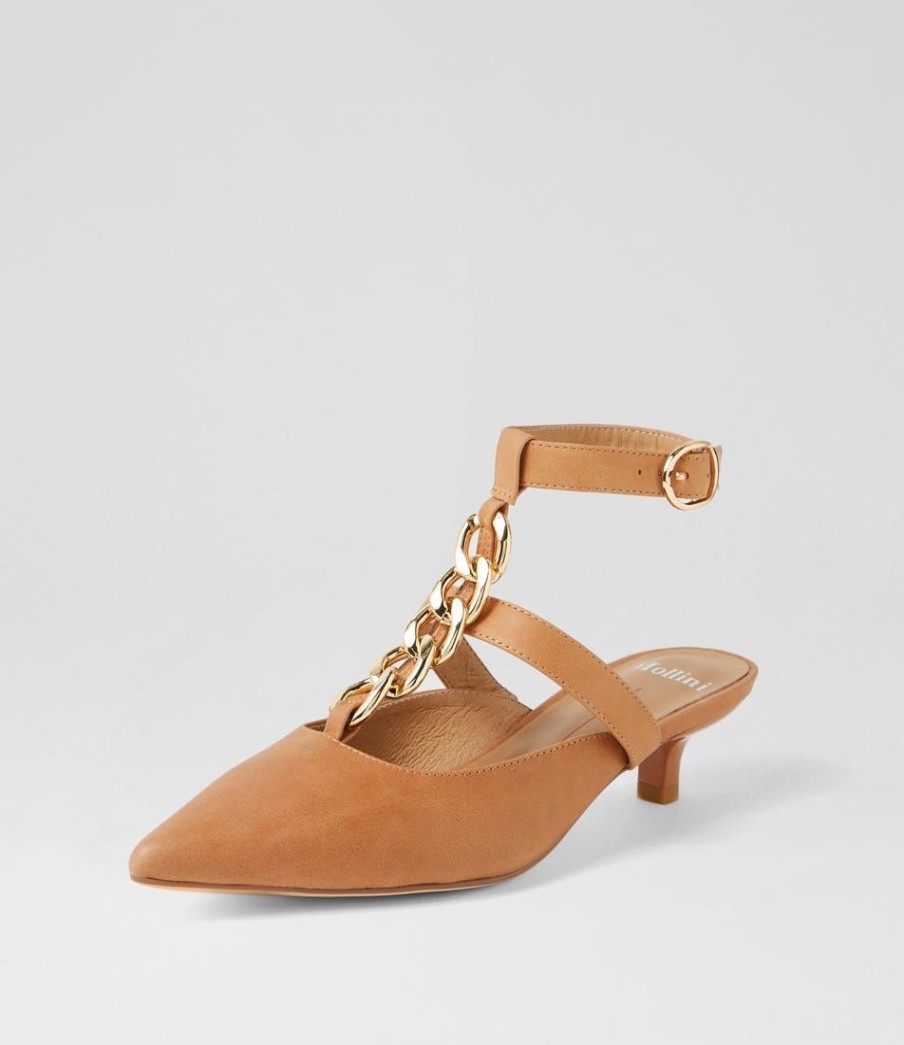 Shoes MOLLINI | Chills Tan Leather Heels