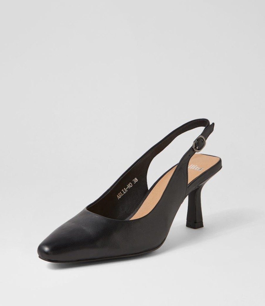 Shoes MOLLINI | Arlia Black Leather Heels