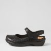 Shoes ZIERA | Allows Xw Black Leather Mary Janes