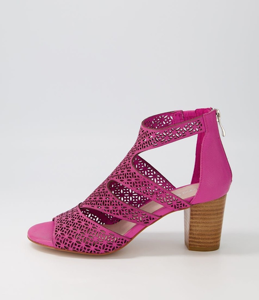 Shoes DIANA FERRARI | Callme Fuchsia Leather Sandals