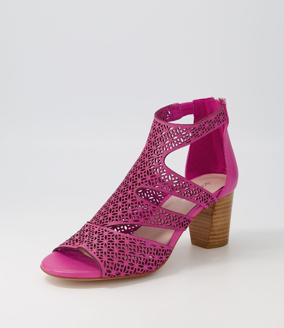 Shoes DIANA FERRARI | Callme Fuchsia Leather Sandals