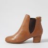 Shoes ZIERA | Gadore W Tan Leather Chelsea Boots