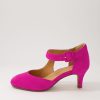 Shoes ZIERA | Timon Xw Fuchsia Suede Heels