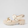 Shoes DJANGO & JULIETTE | Briming Vanilla Box Leather Sandals