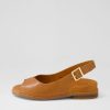 Shoes ZIERA | Jenai W Tan Leather Sandals