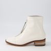 Shoes DJANGO & JULIETTE | Fridays Ivory Patent Leather Ankle Boots