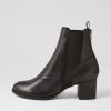 Shoes DJANGO & JULIETTE | Shoko Black Leather Chelsea Boots