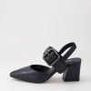 Shoes DJANGO & JULIETTE | Magaly Black Leather Heels