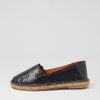 Shoes DIANA FERRARI | Urelia Black Leather Loafers