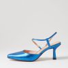 Shoes MOLLINI | Agness Blue Metallic Leather Heels