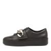 Shoes DJANGO & JULIETTE | Layan Casual Black Leather Sneakers