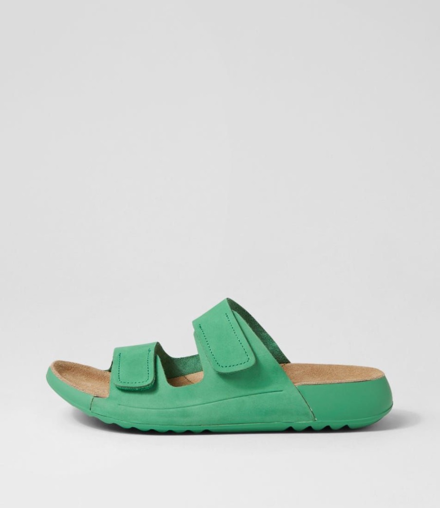 Shoes ZIERA | Yava W Spearmint Leather Slides