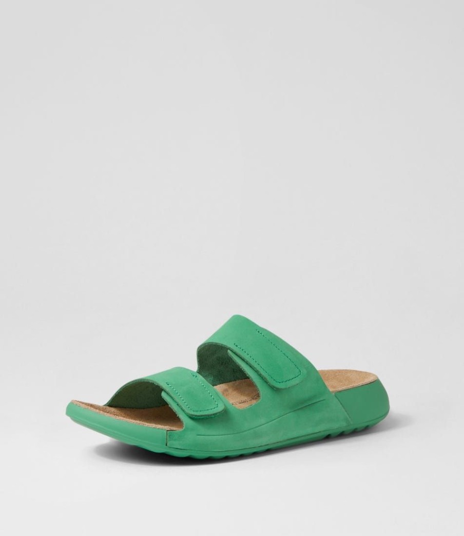 Shoes ZIERA | Yava W Spearmint Leather Slides