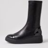 Shoes DJANGO & JULIETTE | Yiggy Black Patent Stretch Calf Boots