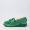 Shoes TOP END | Oclem Dark Emerald Patent Leather Loafers