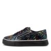 Shoes ZIERA | Pamela Xf Black Flame Leather Sneakers