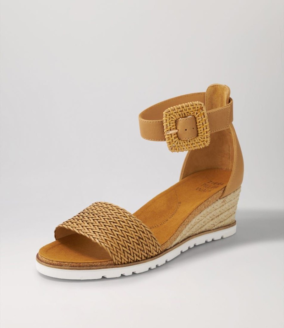 Shoes ZIERA | Kaelers W 0 Weave Leather Espadrilles