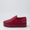 Shoes DJANGO & JULIETTE | Gustave Dark Red Black Patent Leather Loafers