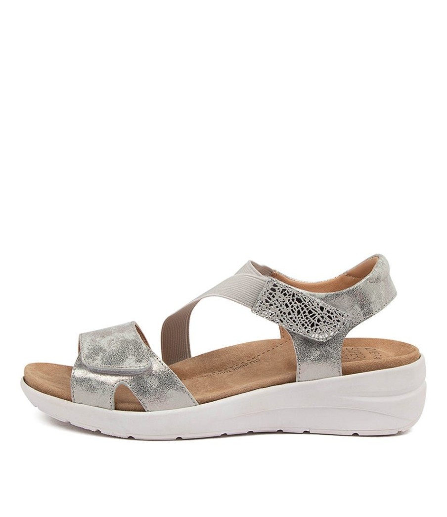 Shoes ZIERA | Newz Xw Silver Smudge Mix