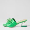 Shoes DJANGO & JULIETTE | Rulie Lime Patent Leather Mules