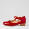 Shoes ZIERA | Qango Xw Dark Red Patent Leather Heels