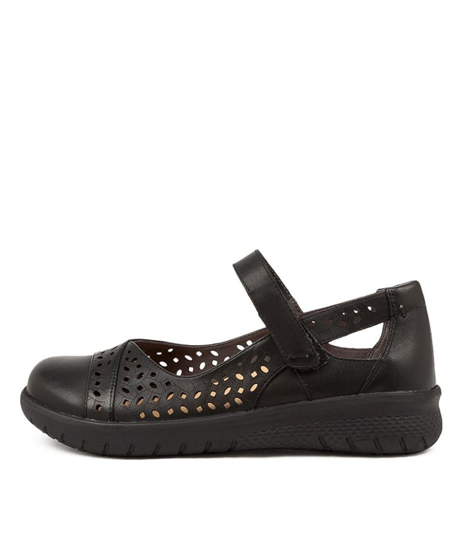 Shoes ZIERA | Selmah Xf Black-Black Lea