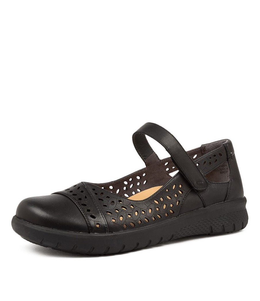 Shoes ZIERA | Selmah Xf Black-Black Lea