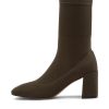 Shoes MOLLINI | Tellme Olive Fabric Ankle Boots