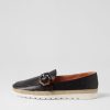 Shoes DIANA FERRARI | Atonement Black White Leather Loafers