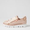 Shoes TOP END | Elos Dusty Pink Pale Rose Gold Leather Sneakers