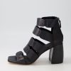 Shoes MOLLINI | Tobee Black Leather Sandals Bh