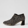 Shoes DJANGO & JULIETTE | Juffie New Black Paisley Suede Heels