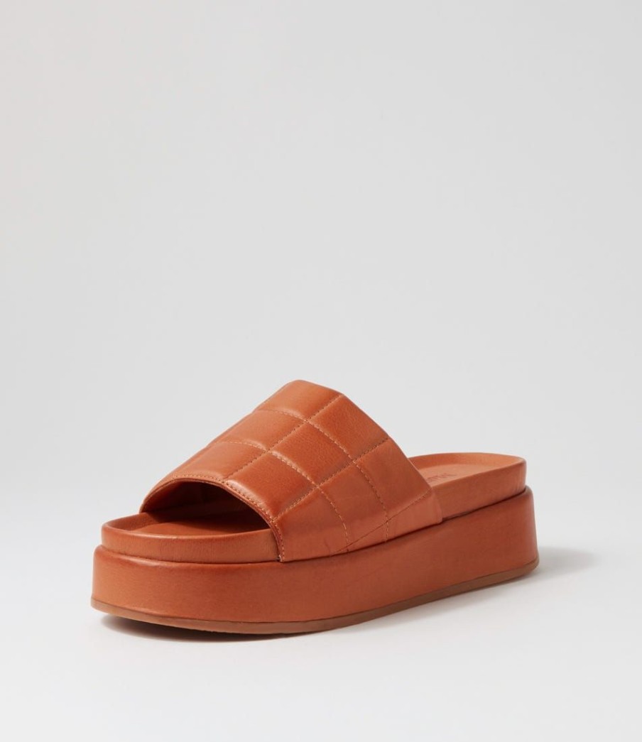 Shoes MOLLINI | Pantas Tan Leather Slides