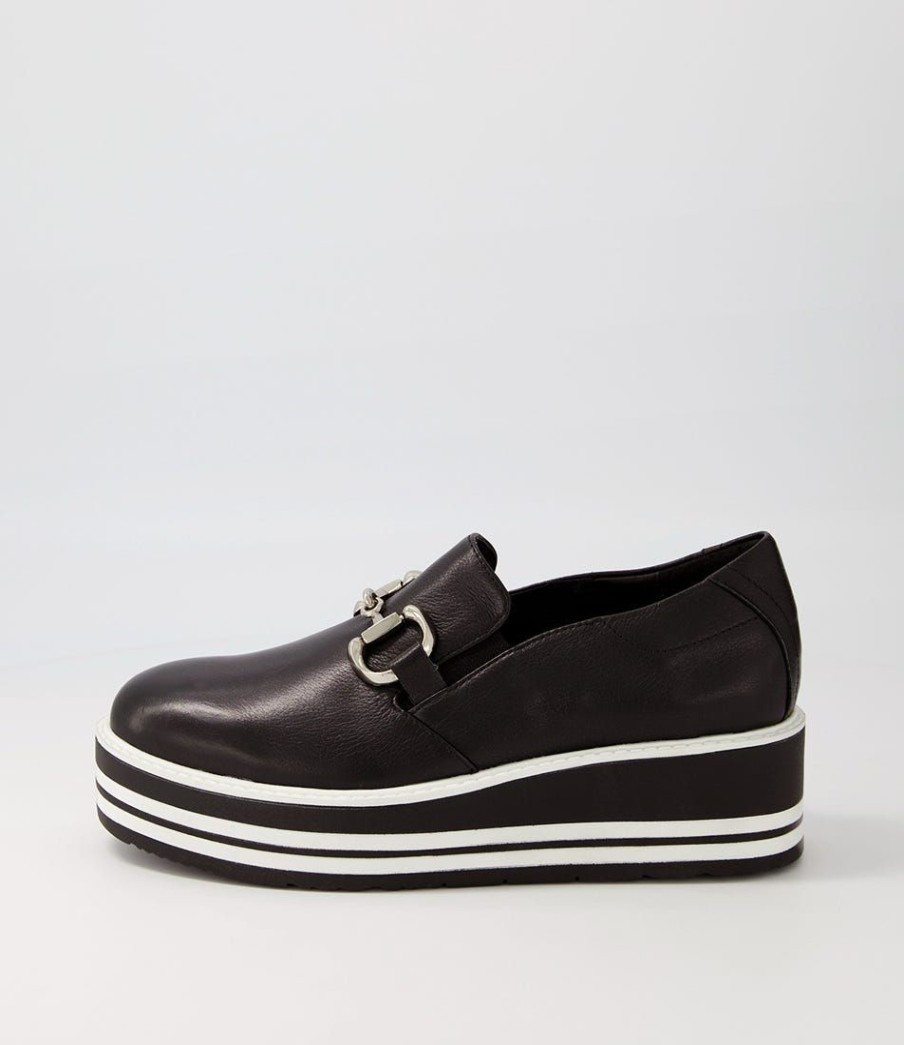 Shoes TOP END | Senas Black Leather Loafers