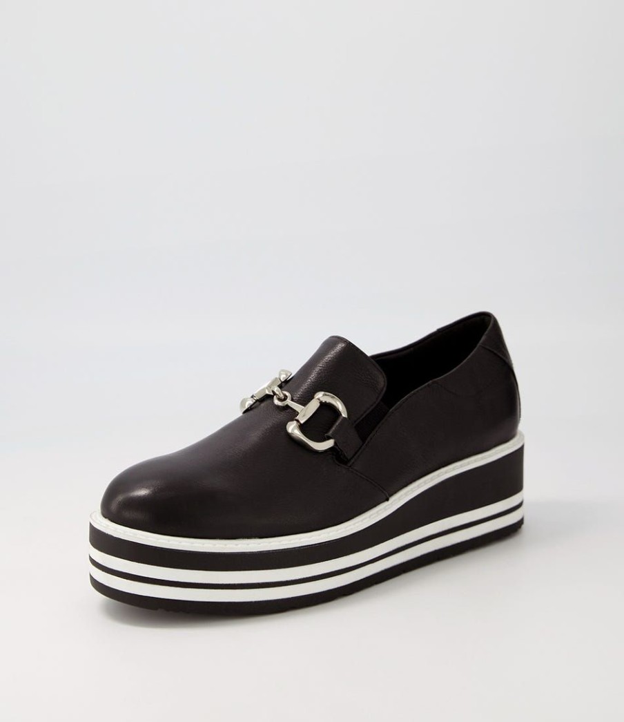 Shoes TOP END | Senas Black Leather Loafers