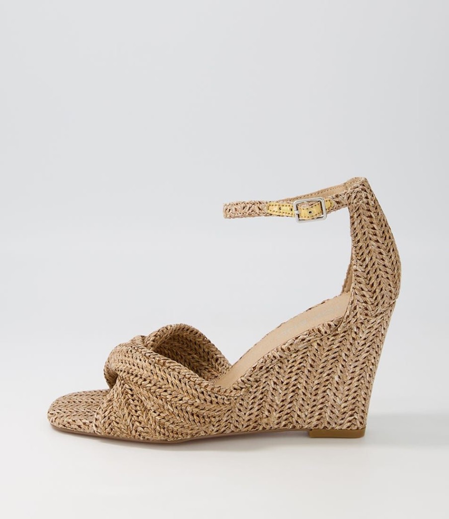 Shoes TOP END | Kotio Coffee Syn Raffia Espadrilles