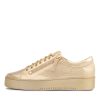 Shoes DJANGO & JULIETTE | Laila Gold Croco Leather Sneakers Gs