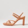 Shoes MOLLINI | Fiestah Dark Tan Leather Sandals