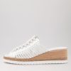 Shoes DJANGO & JULIETTE | Ianto White Leather Espadrilles