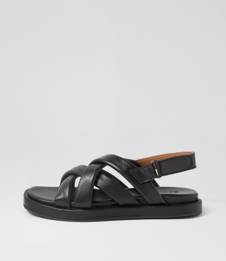 Shoes DIANA FERRARI | Burren Black Leather Sandals