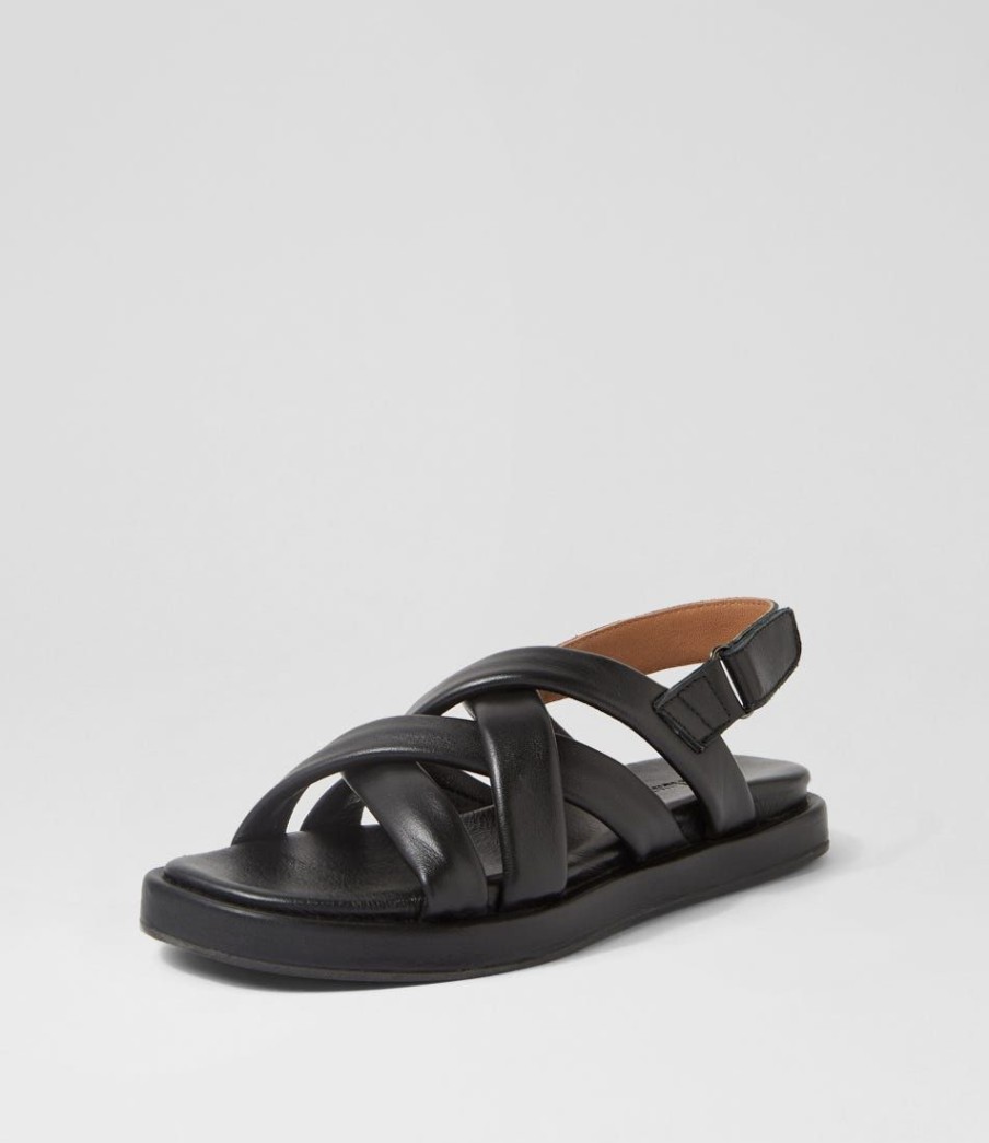 Shoes DIANA FERRARI | Burren Black Leather Sandals