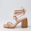 Shoes MOLLINI | Treenor Dark Nude Natural Leather Sandals