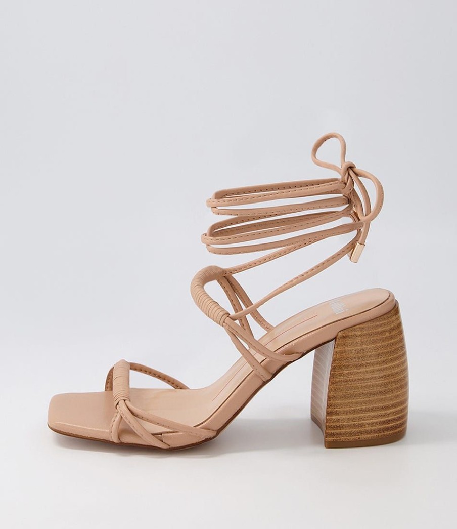 Shoes MOLLINI | Treenor Dark Nude Natural Leather Sandals